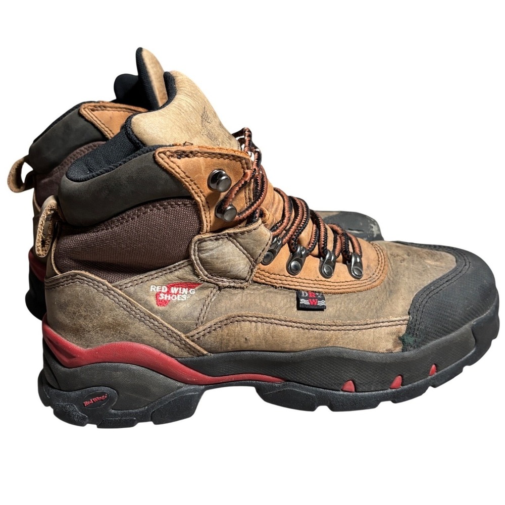 Red Wing Shoes Mens 8 D Leather Safety Toe Work Boots Utility EH Industrial